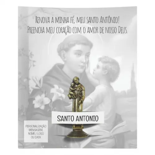 Kit Cartão Altar + Imagem de Santo Antônio, M2