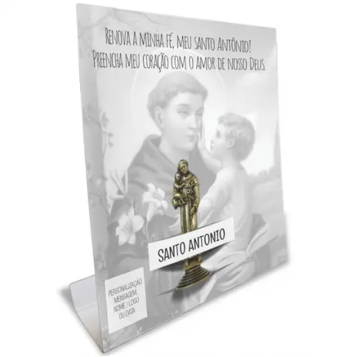 Kit Cartão Altar + Imagem de Santo Antônio, M2