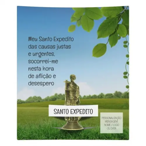 Kit Cartão Altar + Imagem de Santo Expedito, M2