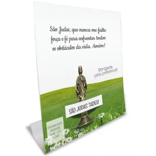 Kit Cartão Altar + Imagem de São Judas Tadeu, M1