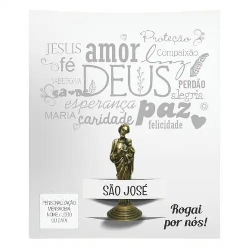 Kit Cartão Altar + Imagem de São José, M2