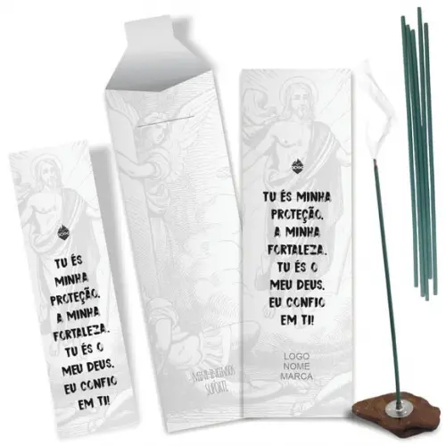 Kit Incenso Personalizado Fortaleza. Pacote c/ 24un