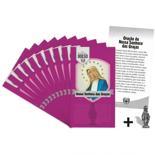 NOSSA SENHORA DE FÁTIMA | CARTÃO DE BOLSO + MINI IMAGEM