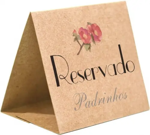 Prisma / Marcador de mesa personalizado
