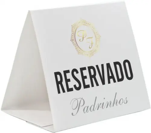 Prisma / Marcador de mesa personalizado