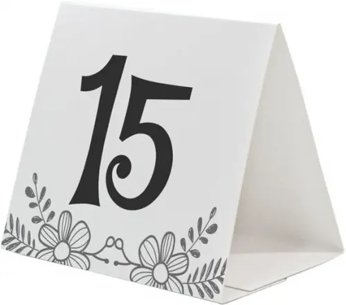 Prisma / Marcador de mesa personalizado