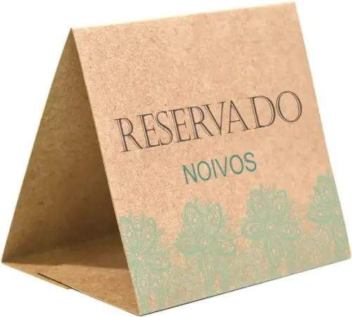 Prisma / Marcador de mesa personalizado