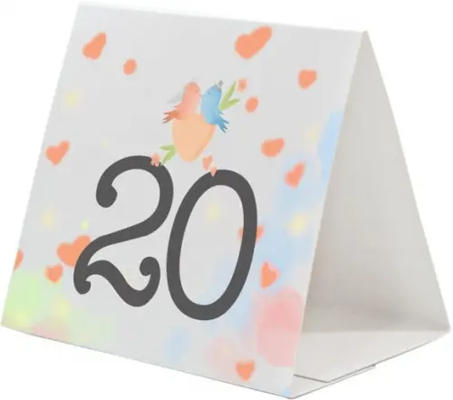 Prisma / Marcador de mesa personalizado