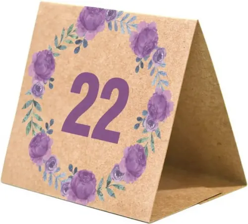 Prisma / Marcador de mesa personalizado