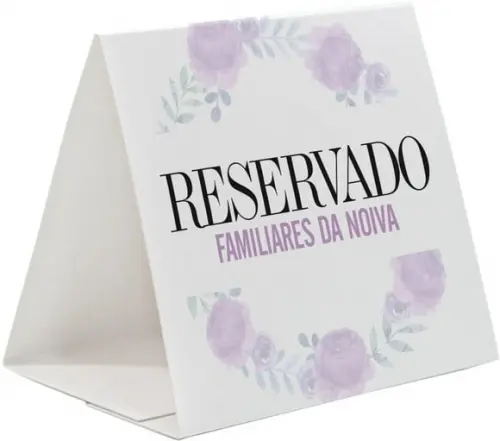Prisma / Marcador de mesa personalizado