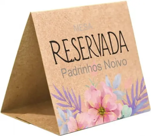 Prisma / Marcador de mesa personalizado