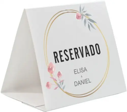Prisma / Marcador de mesa personalizado