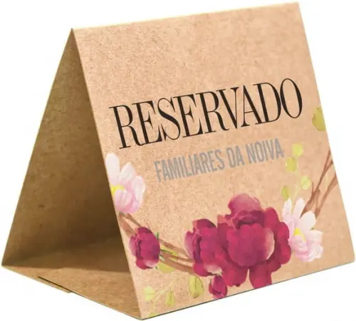 Prisma / Marcador de mesa personalizado