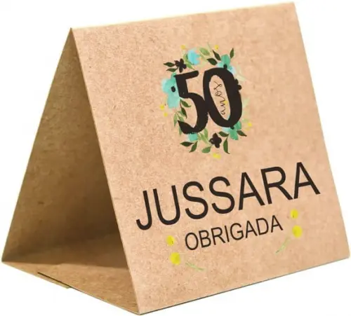 Prisma / Marcador de mesa personalizado festas