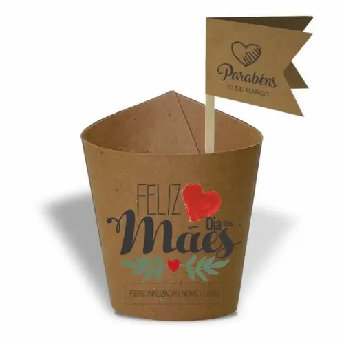 Rótulo Mini Suculenta Dia das Mães, Personalizado. Mod.06