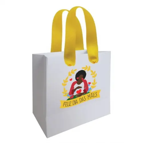 Sacolinha com Alça, Dia das Mães, Personalizada. Mod.05.