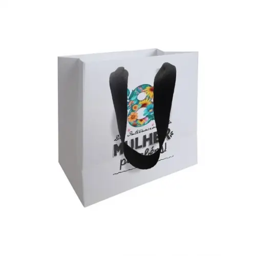 Sacolinha com Alça, Dia das Mulheres, Personalizada. Mod.05