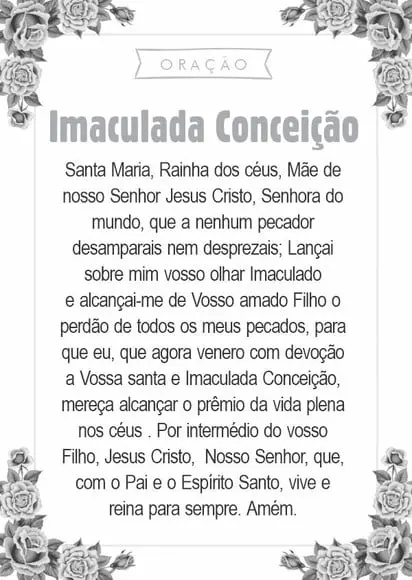 Santinho Imaculada Conceição. Pcte c/ 250 Unids