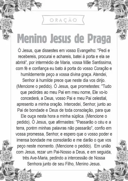 Santinho Menino Jesus de Praga. Pcte c/ 250 Unids