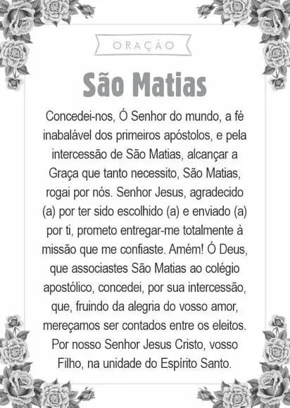 Santinho São Matias. Pcte c/ 250 Unids