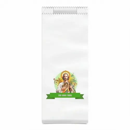 São Judas Tadeu - Saquinho Kraft Simples Personalizado