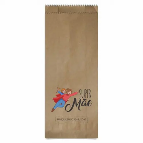 Saquinho de Papel Dia das Mães, Personalizado. Mod.04.