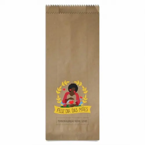 Saquinho de Papel Dia das Mães, Personalizado. Mod.05.