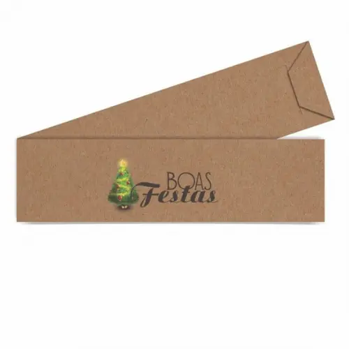 SAQUINHO DE PAPEL PORTA TALHERES PERSONALIZADO NATAL
