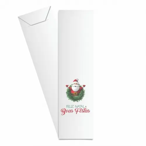 SAQUINHO DE PAPEL PORTA TALHERES PERSONALIZADO NATAL
