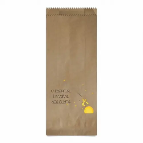 SAQUINHO KRAFT SIMPLES PERSONALIZADO - O ESSENCIAL...