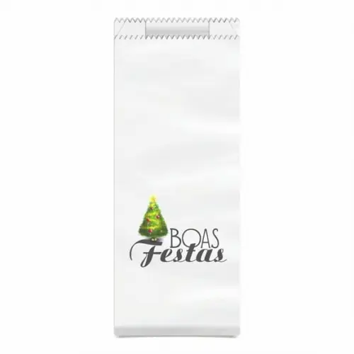 Saquinho Kraft Simples Personalizado Natal / Ano Novo