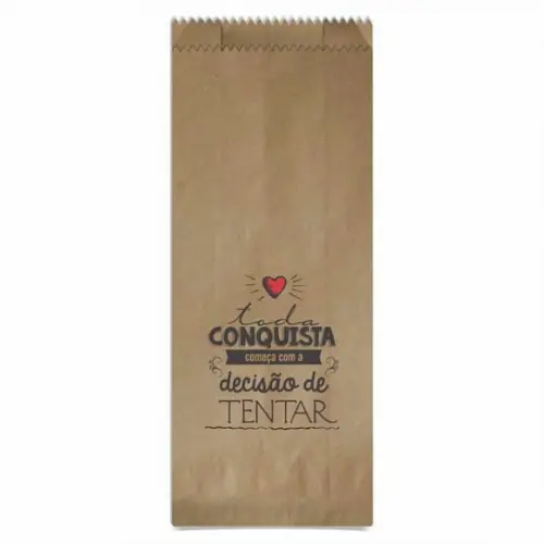 Saquinho Papel Personalizado - Frases