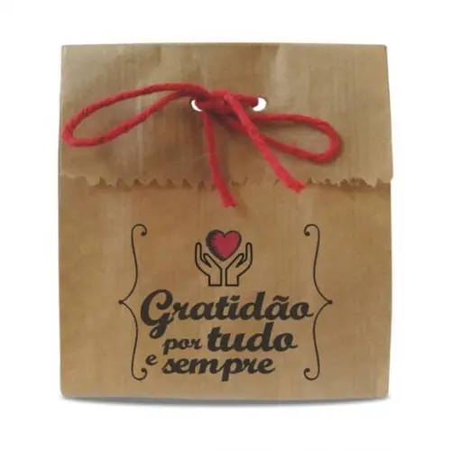 SAQUINHO PAPEL PERSONALIZADO - GRATIDÃO POR TUDO E SEMPRE