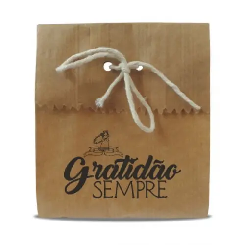 SAQUINHO PAPEL PERSONALIZADO - GRATIDÃO SEMPRE
