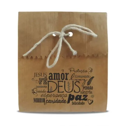 SAQUINHO PAPEL PERSONALIZADO - PALAVRAS DO BEM
