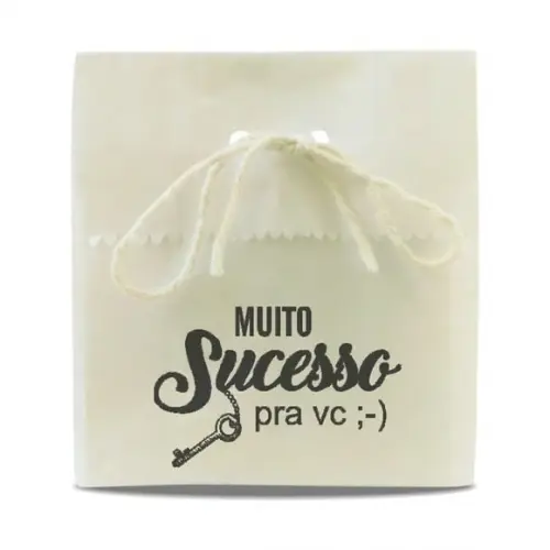 SAQUINHO PAPEL PERSONALIZADO - SUCESSO