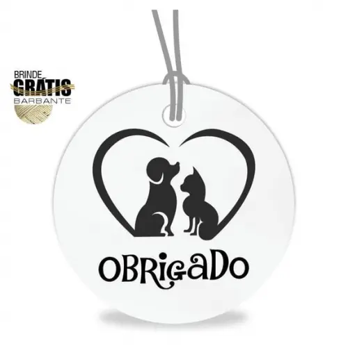 Tag aniversário redonda