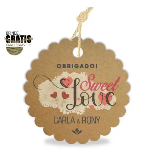 Tag casamento escalope sweet love