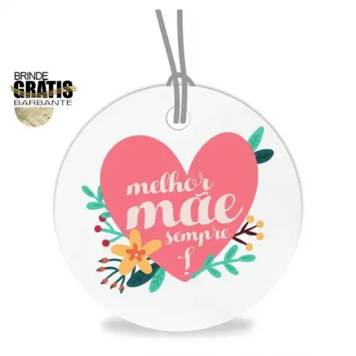 Tag Dia das Mães Personalizada, Mod.02
