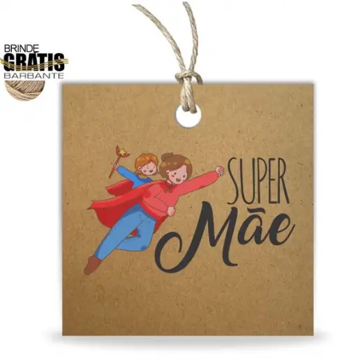 Tag Dia das Mães Personalizada, Mod.04