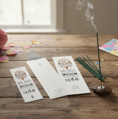 Lembrancinha Kit Incenso Filtro dos Sonhos Bons Ventos Luxo 24 un