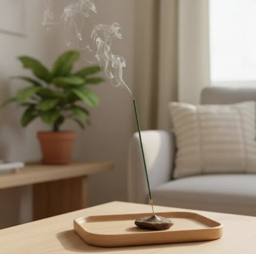 Kit Incenso Personalizado Mandala Dourada Zen Lembrancinha - 24un