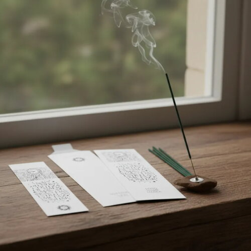 Kit Incenso Personalizado Vincent Van Gogh Noite Estrelada - 24un