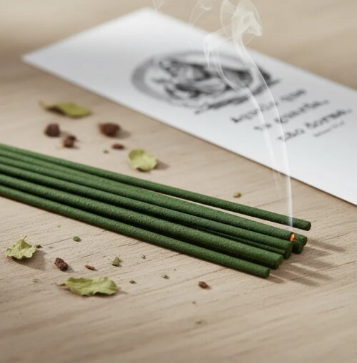 Kit Incenso Personalizado Religioso Salmo 121 Mimo Branco - 24un