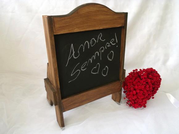 Mini lousa para decoração