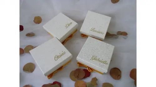 Kit Padrinhos com 4 Caixas Convite