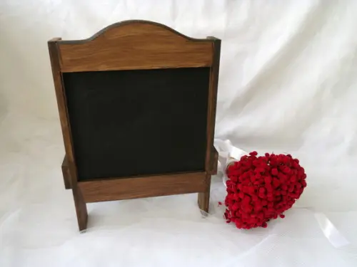 Mini lousa para decoração