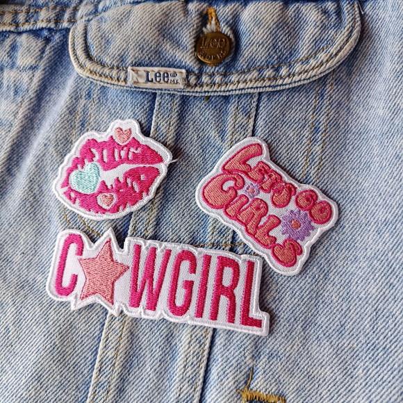 Cowgirl Estrela Patch Bordado Termocolante