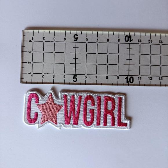 Cowgirl Estrela Patch Bordado Termocolante