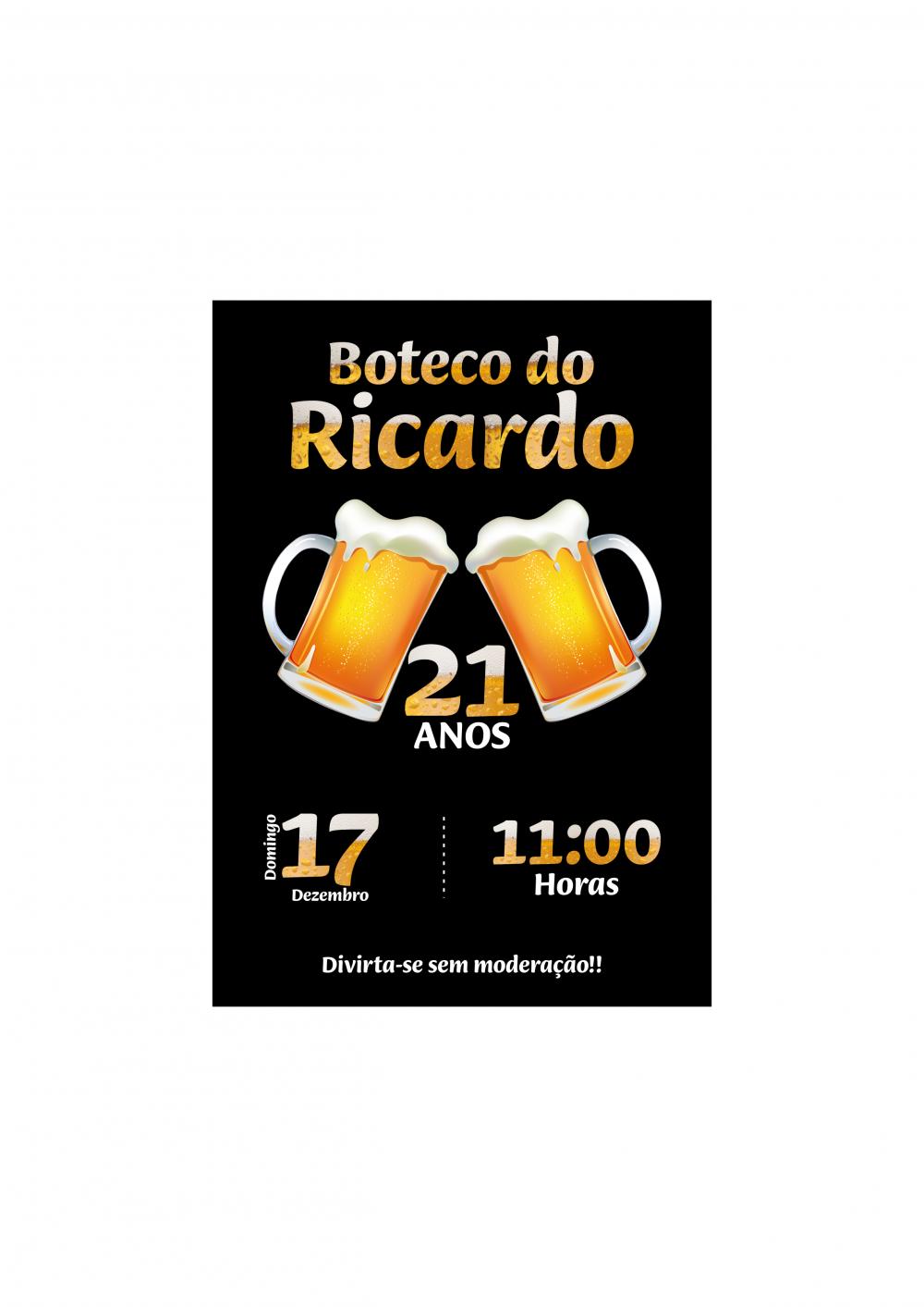 Convite Digital Boteco